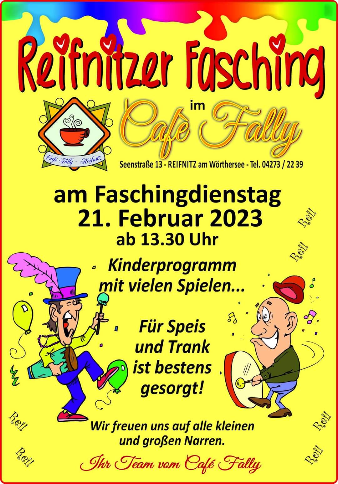 Plakat Fasching 2023