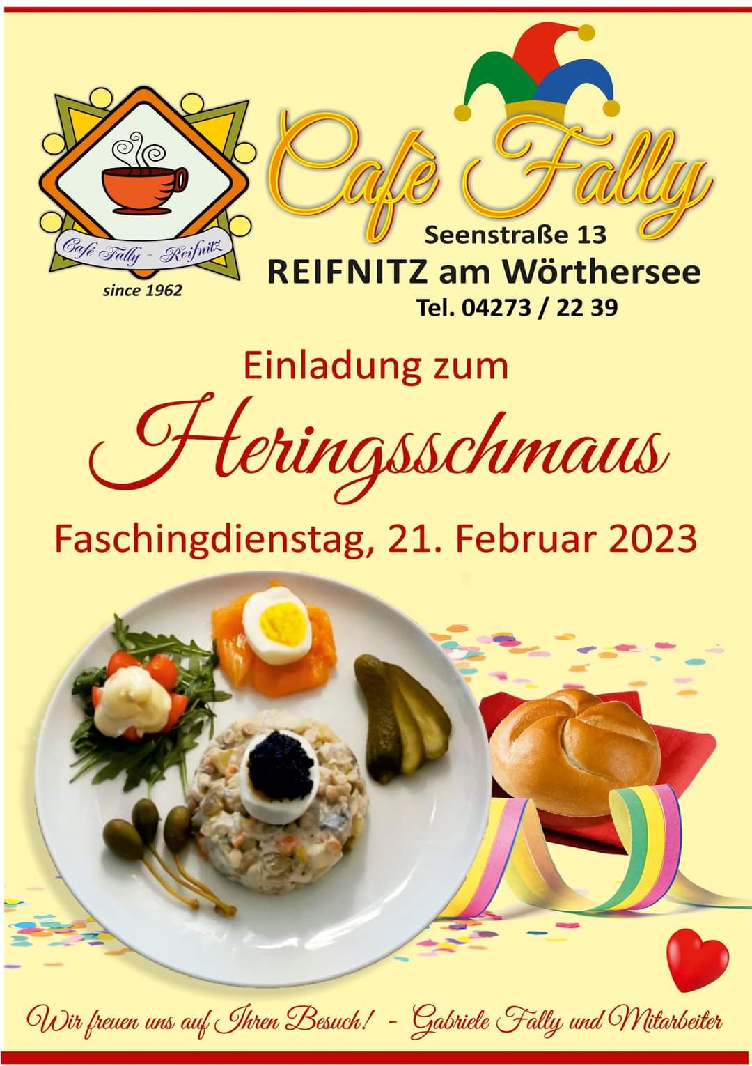 Plakat Fasching 2023