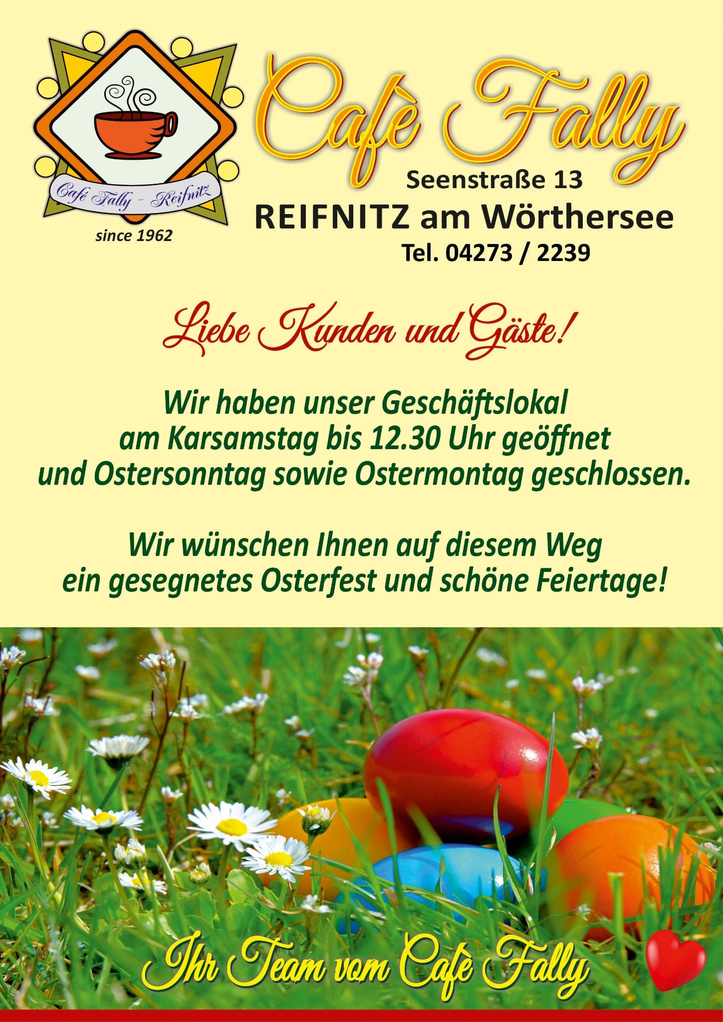 Öffnungszeiten Ostern 2025